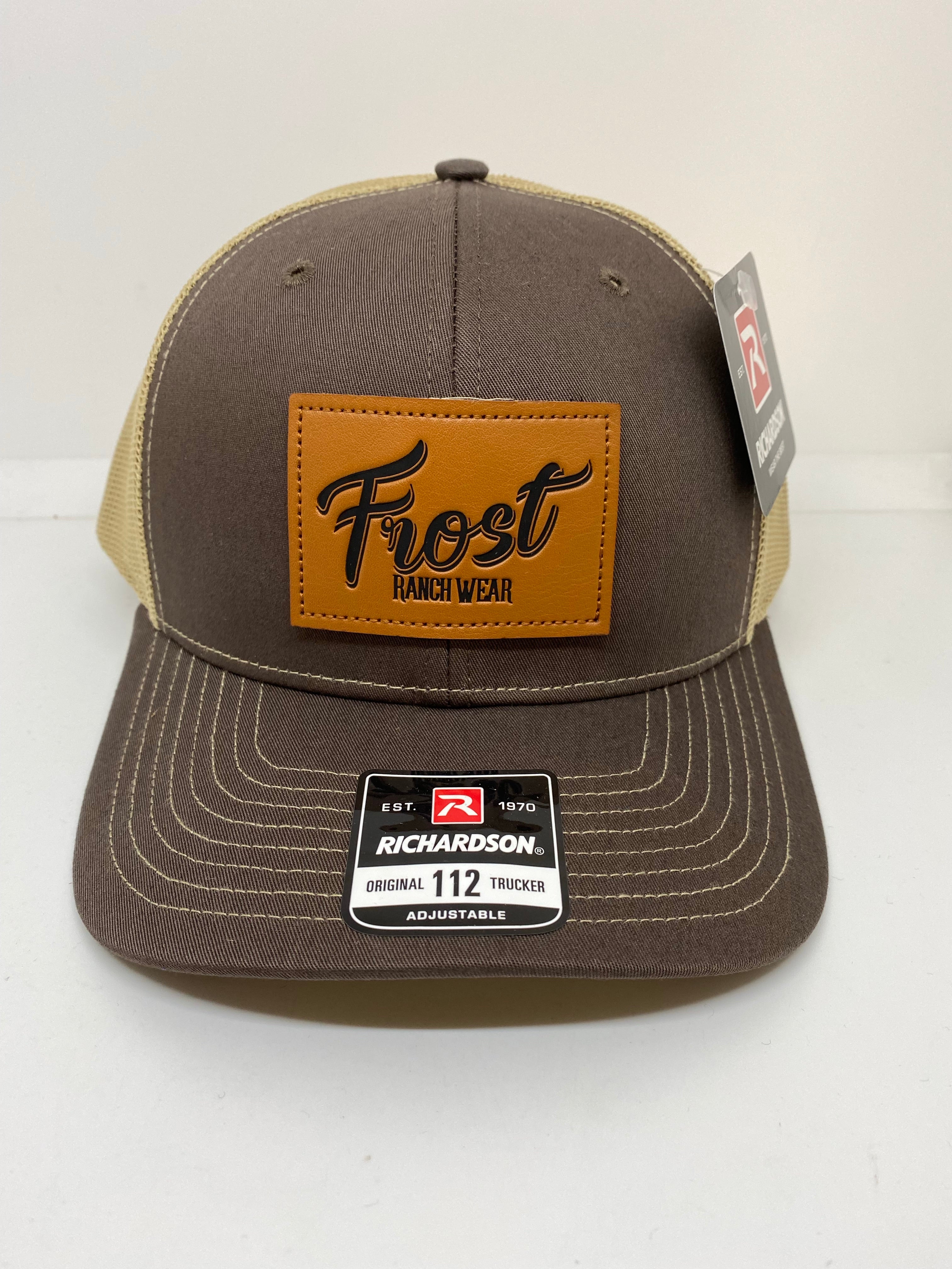 Frost Ranch Wear Leather Patch Cap