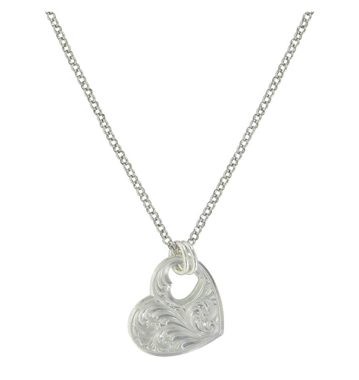 Montana Silversmiths Carry My Heart With You Necklace