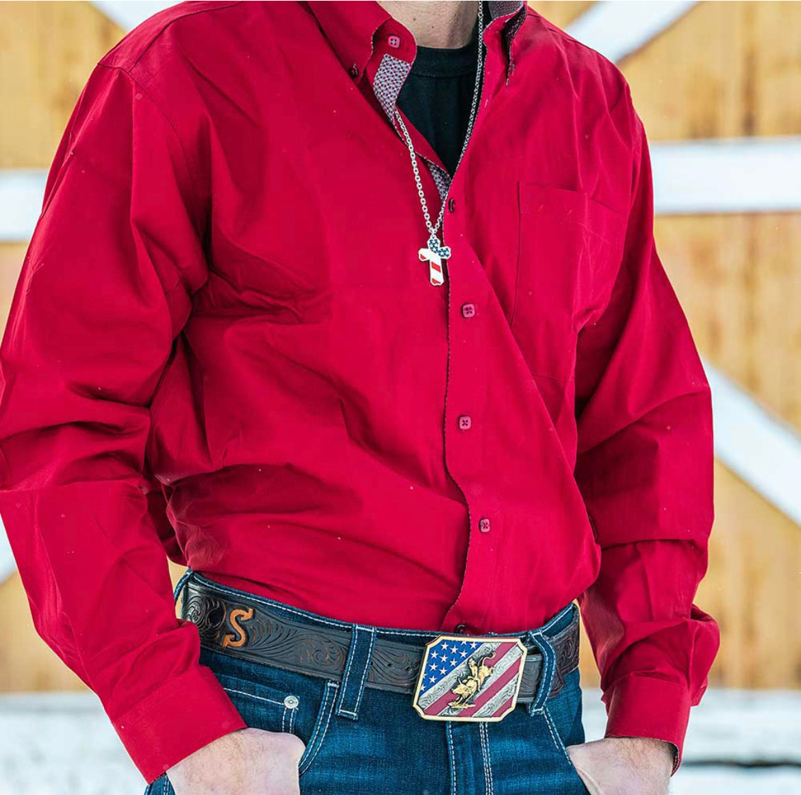 Montana Silversmiths Born In the USA Necklace