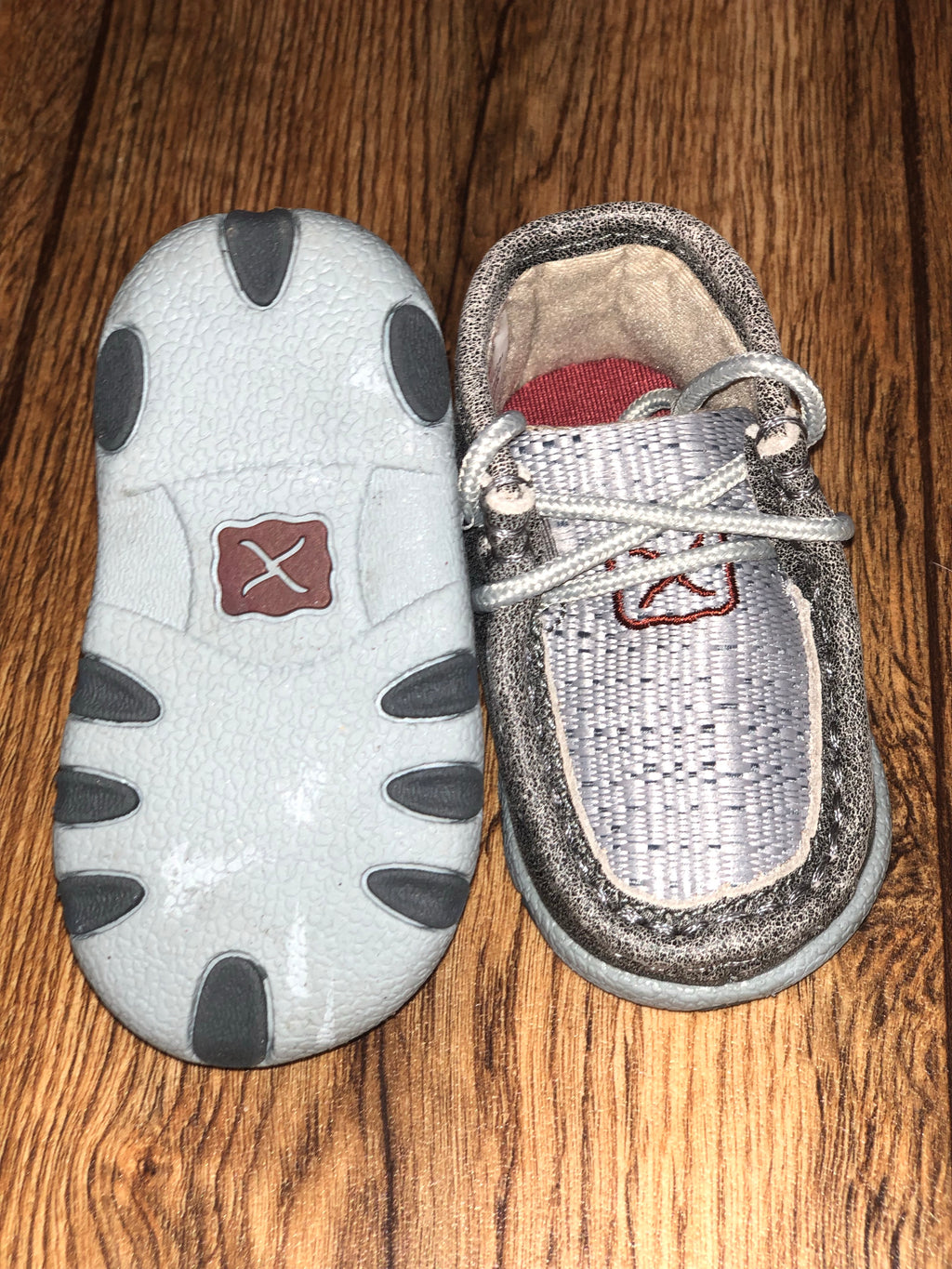 Twisted X Grey Infant Casual Shoe (0012)