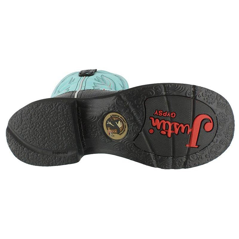 Justin Women’s Gemma Black & Blue Boots (9905)