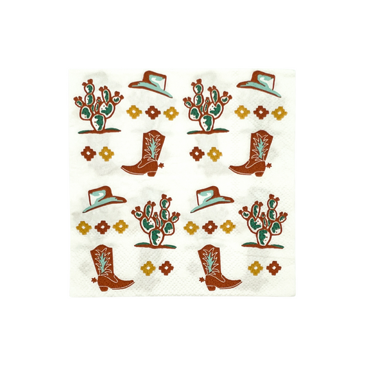 Vintage Desert Cocktail Napkins (Set of 20)