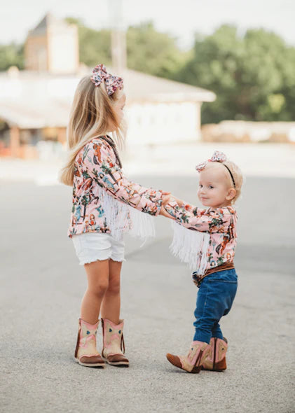 Giddy On Up Long Sleeve Onesie