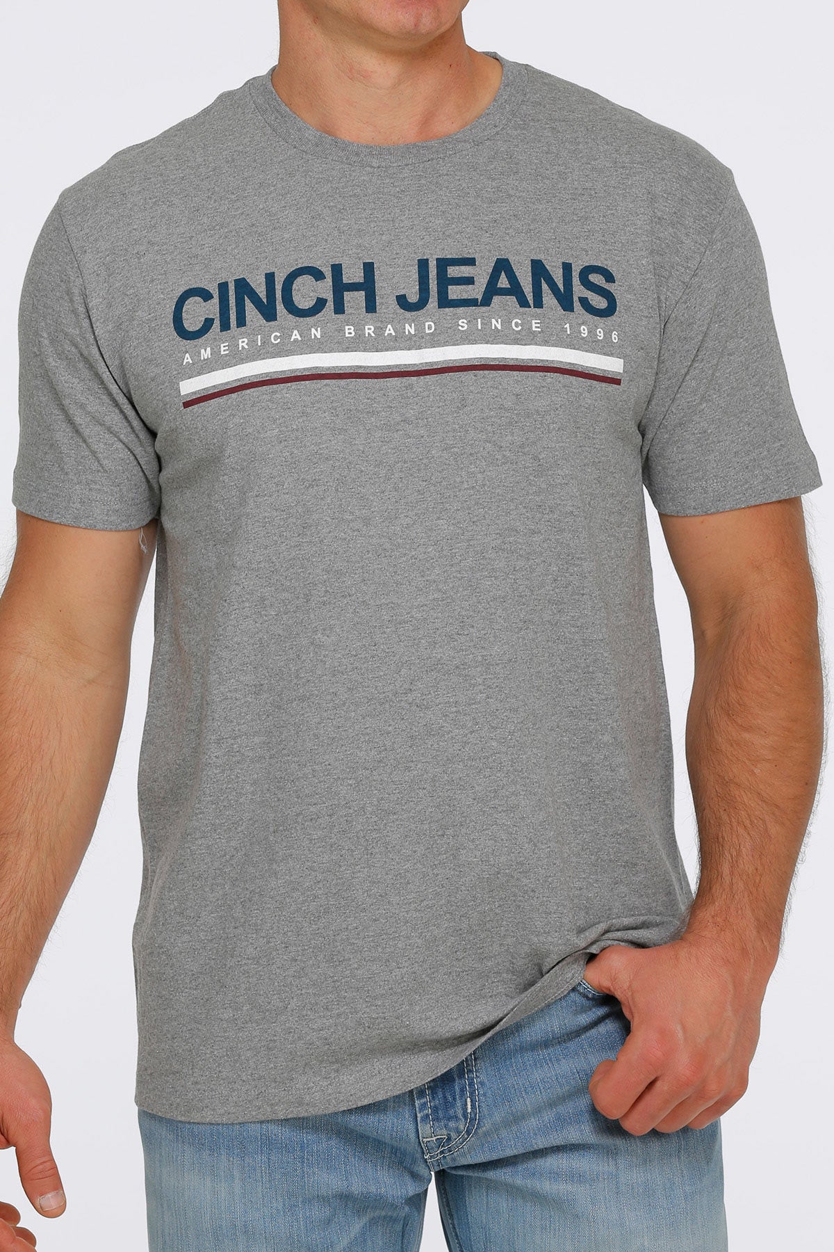 Men’s Cinch Patriotic Logo Tee