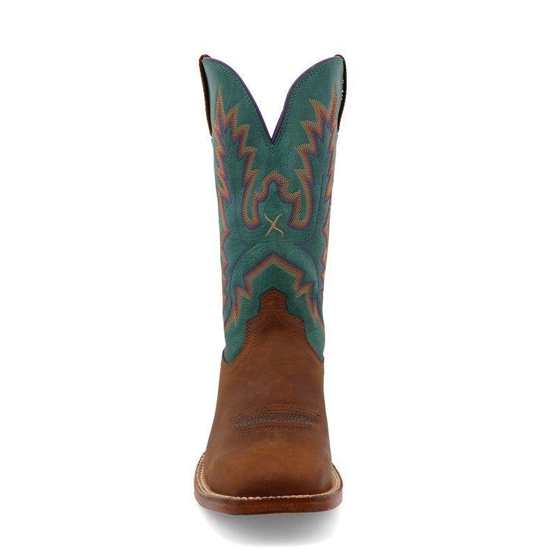 Twisted X 11" Tech X Boot - Cinnamon & Turquoise (WXTL001)