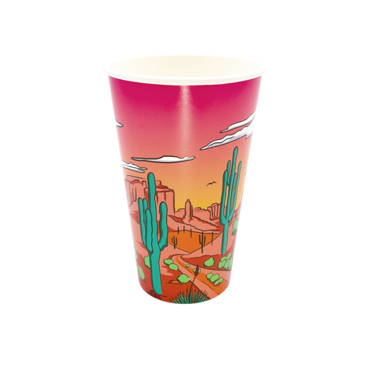 Desert Scene Cups (Set of 8)