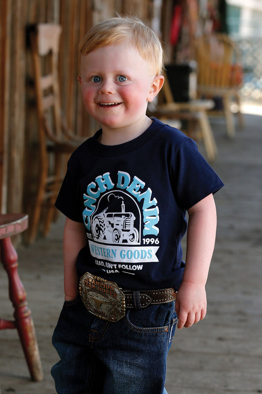 Cinch Toddler Navy Tee