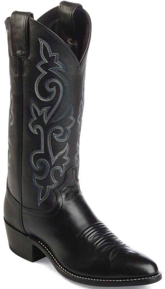 Justin Mens Buck In Black (1409)