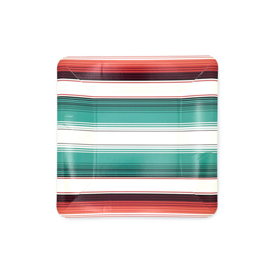 Desert Stripe Dessert Plates (Set of 8)