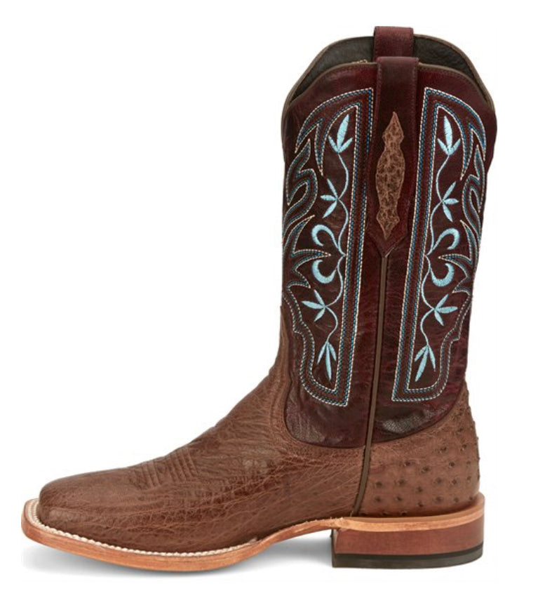 Tony Lama Tinrose Tabac Smooth Ostrich (SA6208)