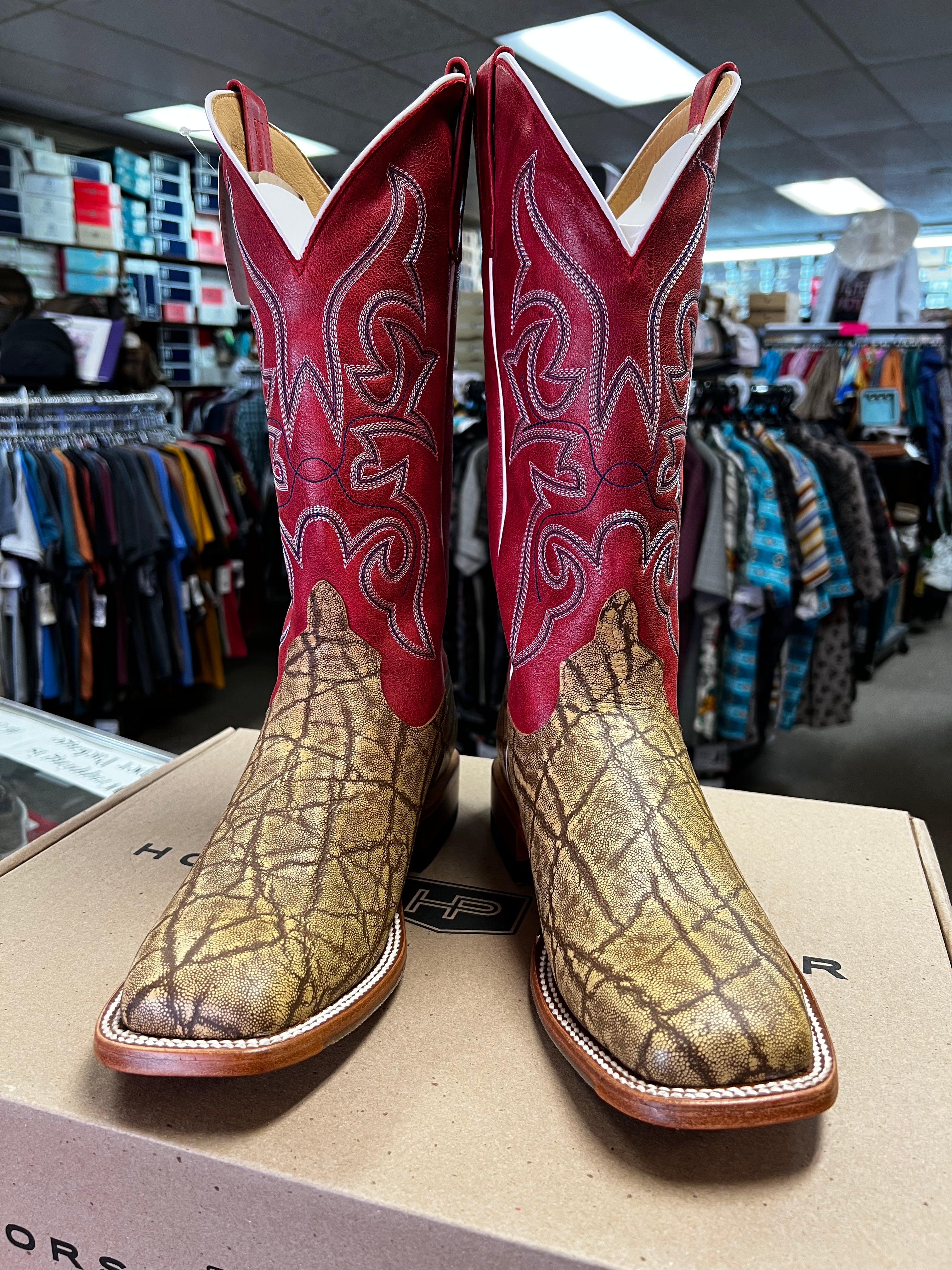 Horsepower Light Tan Eleprint Boots (1864)