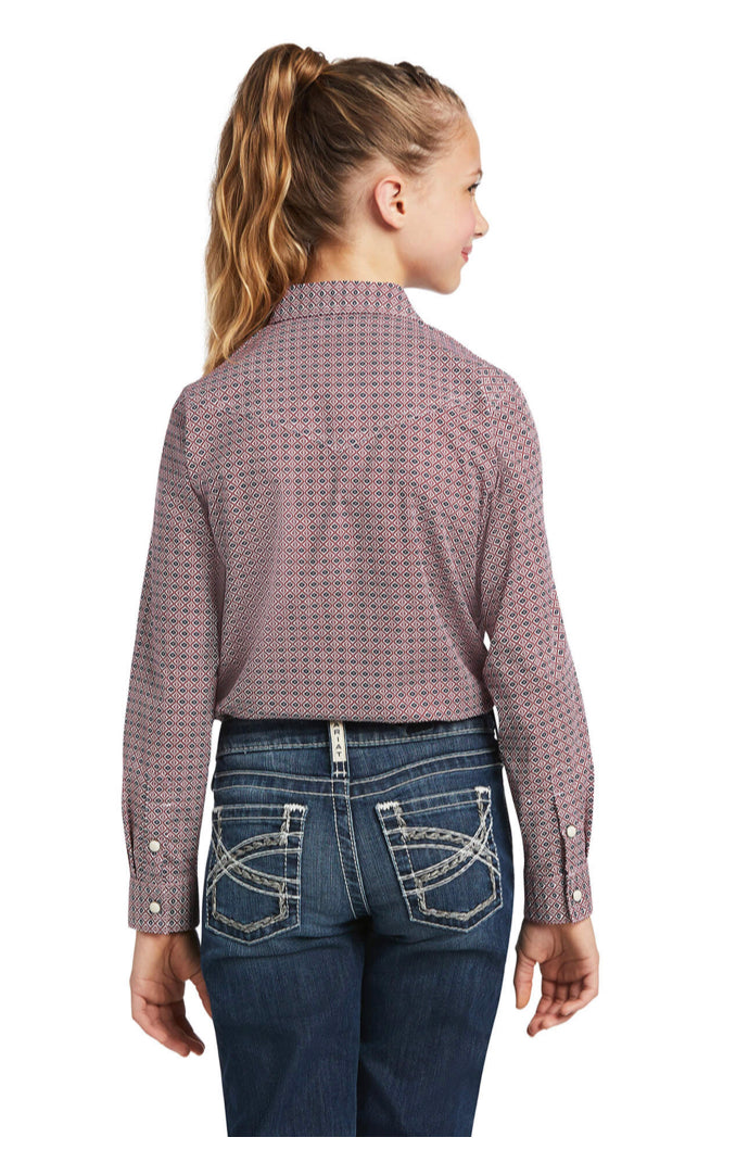 Girls Ariat REAL Modern Mosiac Shirt (8068)