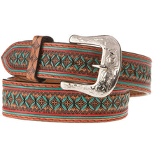 Load image into Gallery viewer, Western Fashion Accessories Belt With Turquoise Design (IB1061)
