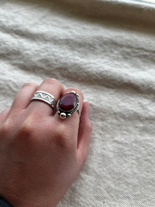 Red Jasper Ring