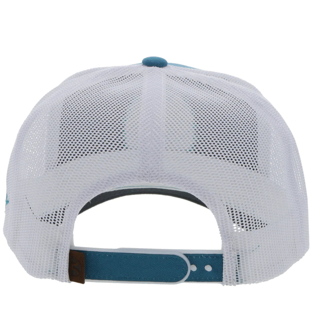Hooey Spur Teal/White Cap