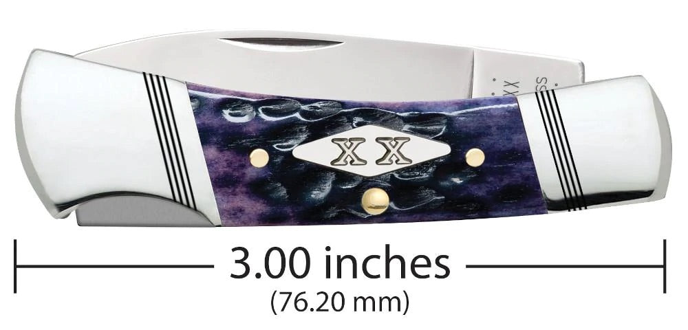 Case Purple Bone Standard Jig Lockback (31621)