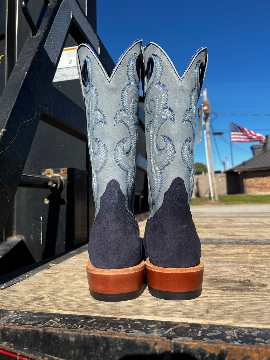Horsepower Marine Blue Suede Boot (1883)