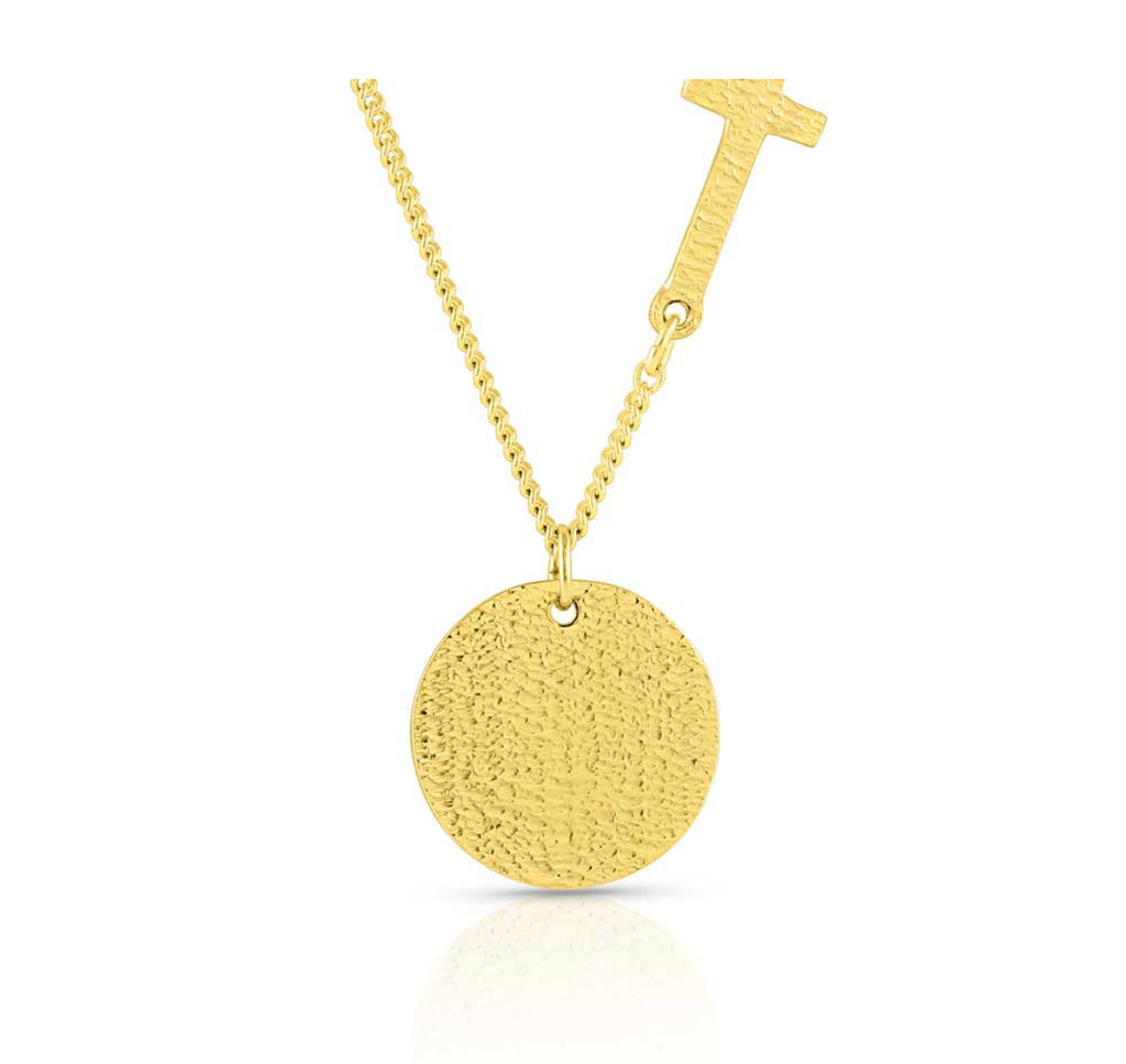 Montana Silversmiths Everlasting Faith Warrior Collections Gold Necklace