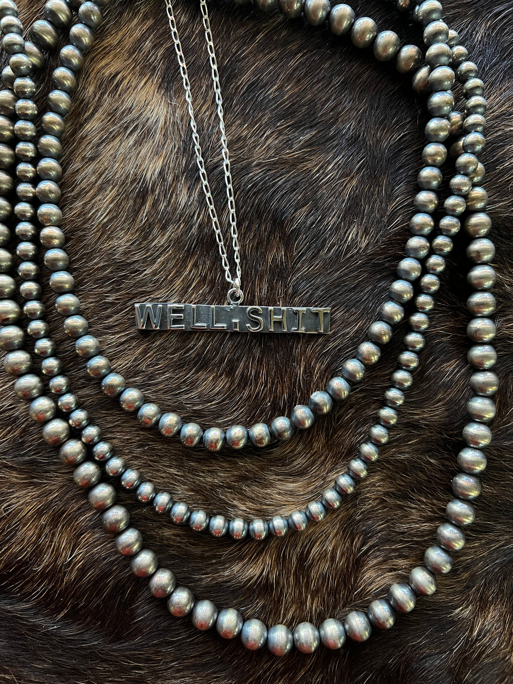 Well Shit Bar Necklace