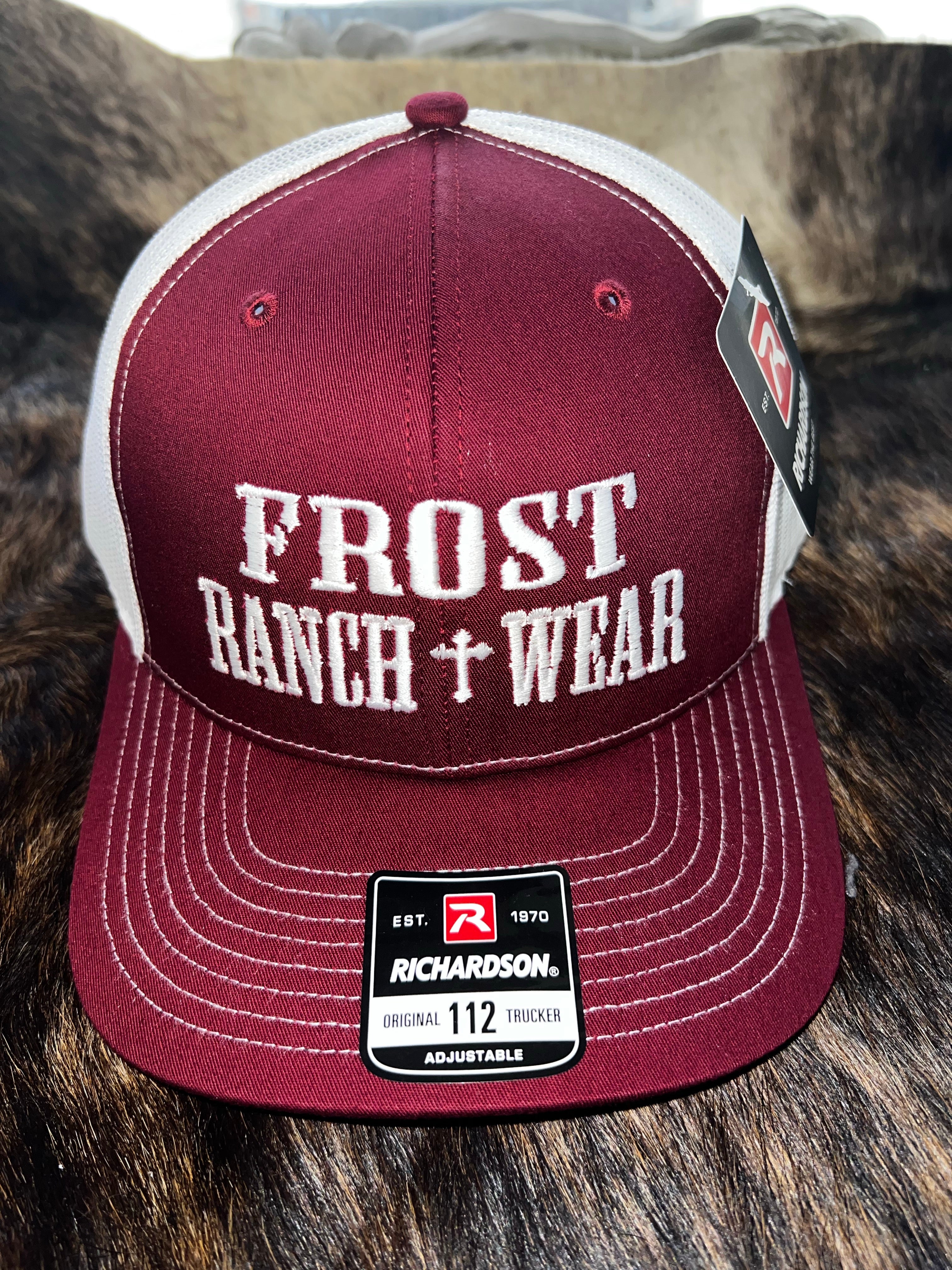 Frost Ranch Wear Embroidery Caps