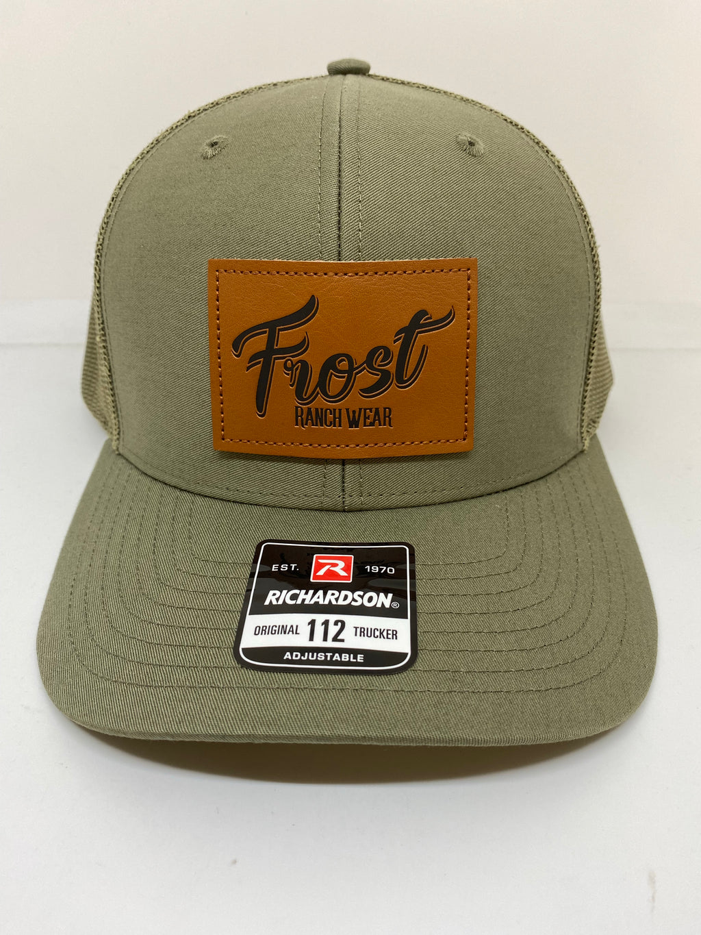Frost Ranch Wear Leather Patch Cap