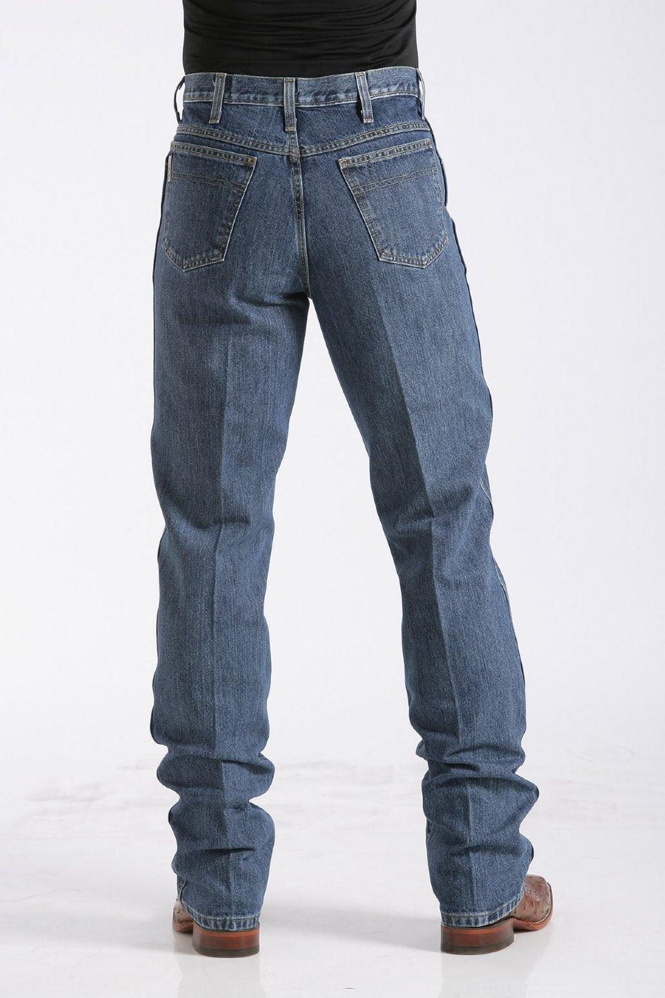 Cinch MEN'S SLIM FIT BRONZE LABEL JEAN - DARK STONEWASH (2002)