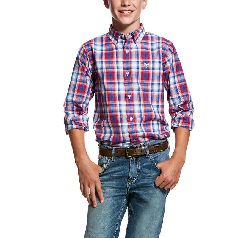 Boys Ariat Oakden Longsleeve Shirt