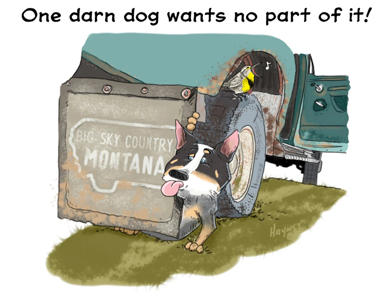 ROADIE THE RANCH DOG #3 "TEN DARN DOGS"