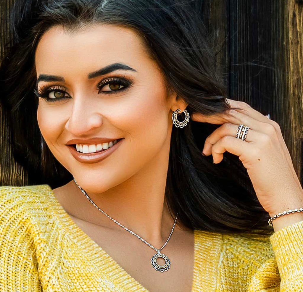 Western Lace Stacked Ring