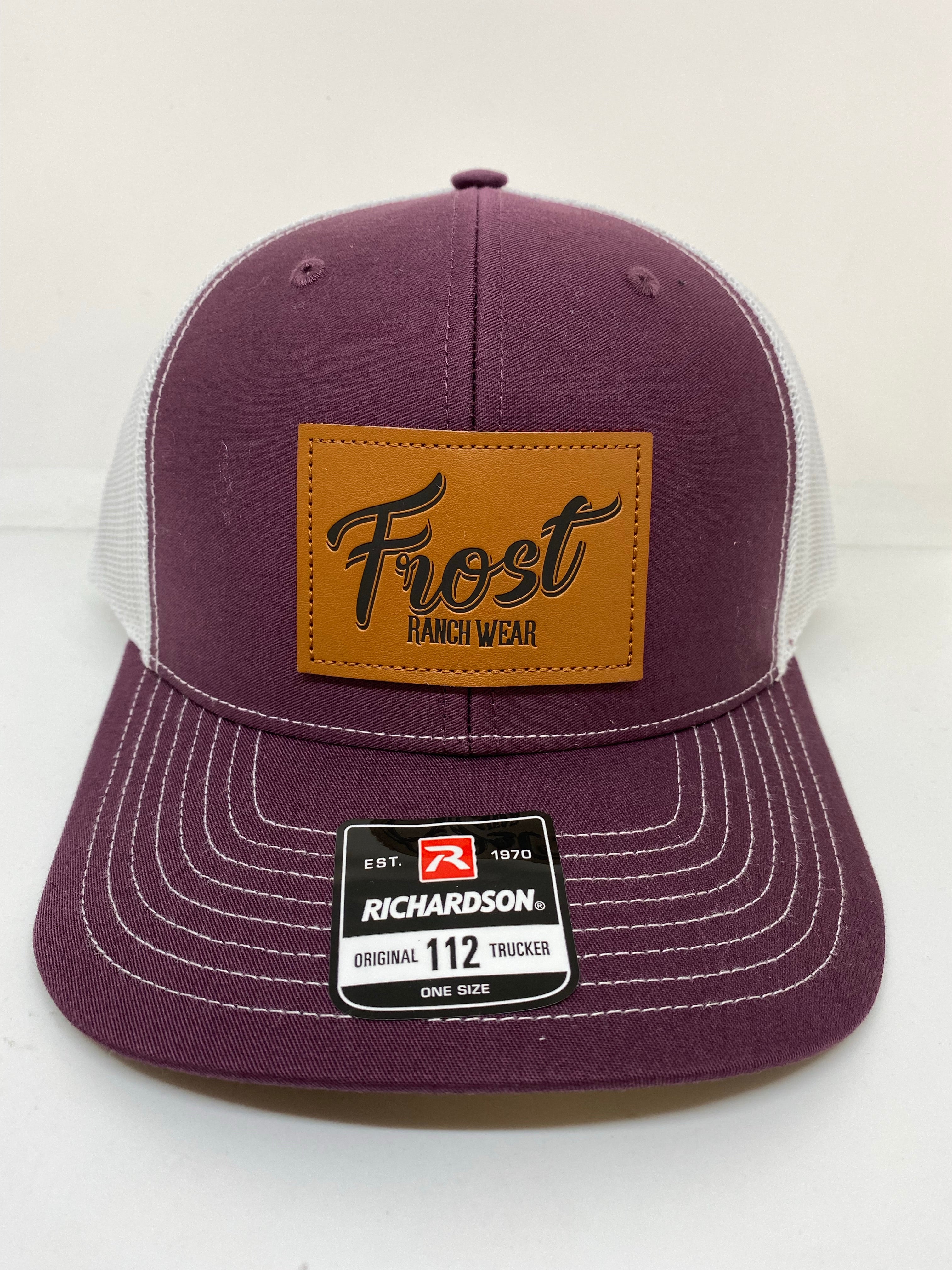 Frost Ranch Wear Leather Patch Cap