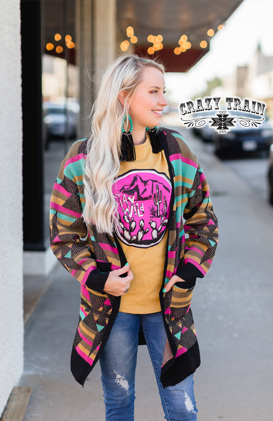 Crazy Train SUNSET BLVD CARDIGAN