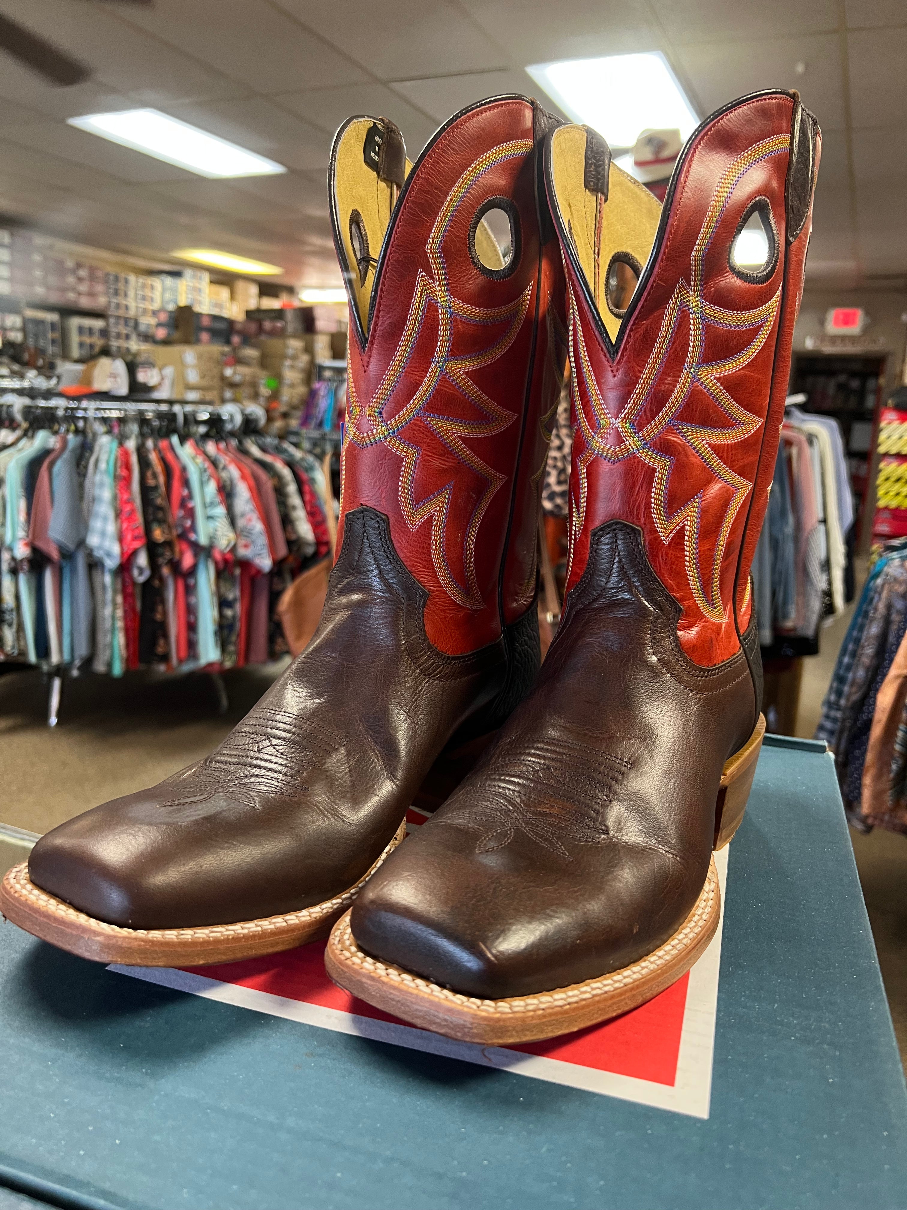 Tony Lama Ronan Chocolate Cowhide (SA2010)