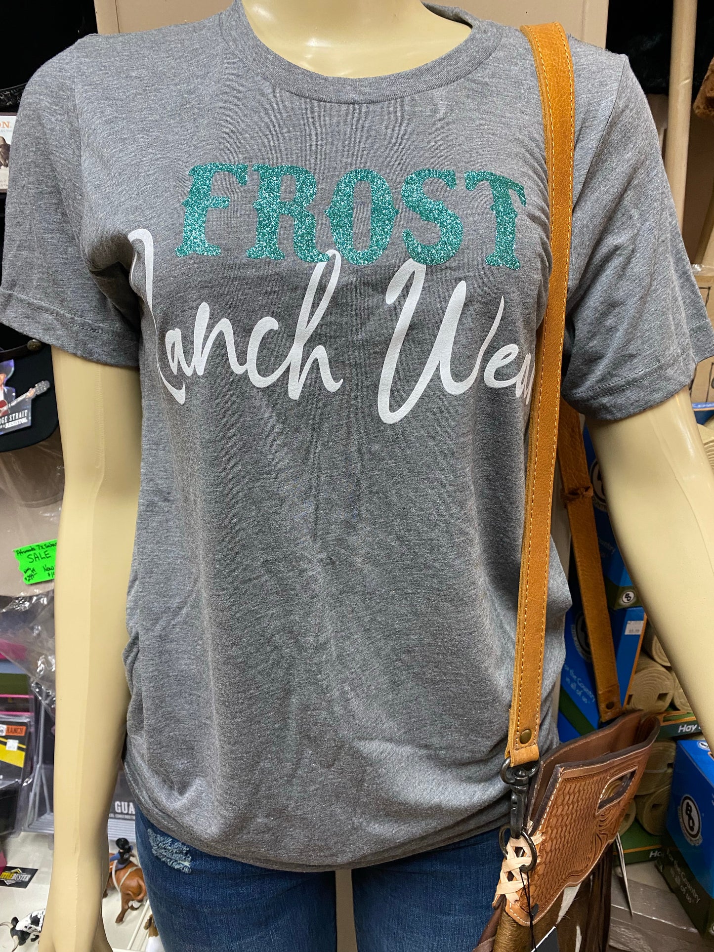 Frost Ranch Wear Tee in Turquoise