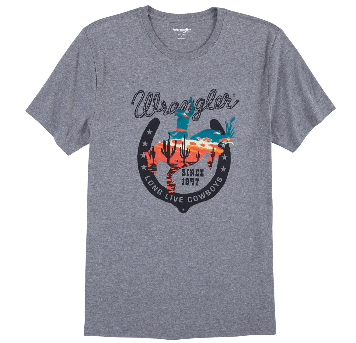 Wrangler® Short Sleeve T-Shirt - Graphite Heather