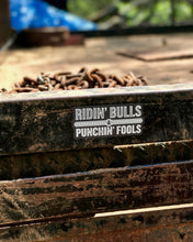 Load image into Gallery viewer, Dale Brisby RIDIN BULLS &amp; PUNCHIN FOOLS DECAL
