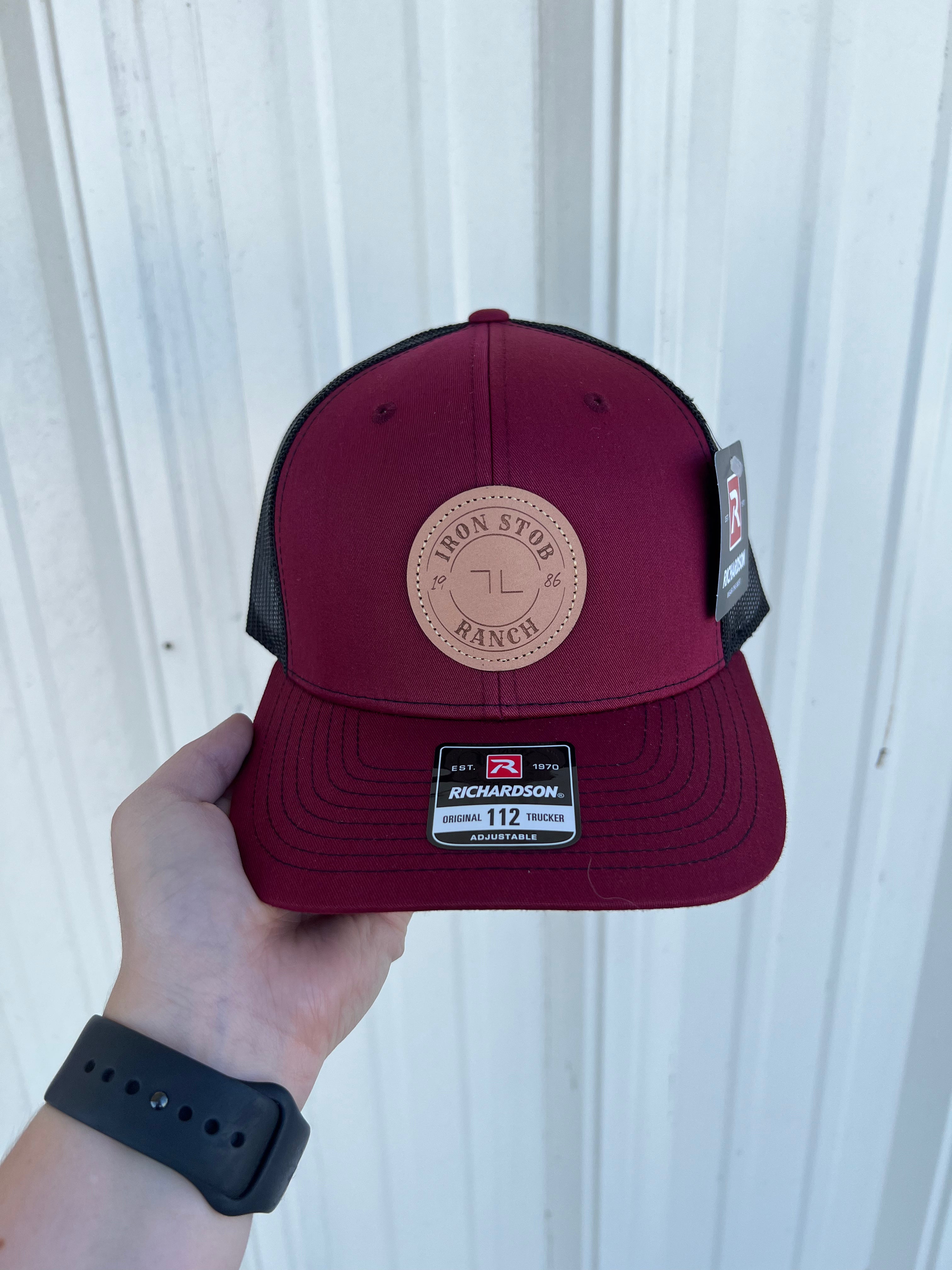 Iron Stob Ranch Leather Patch Cap