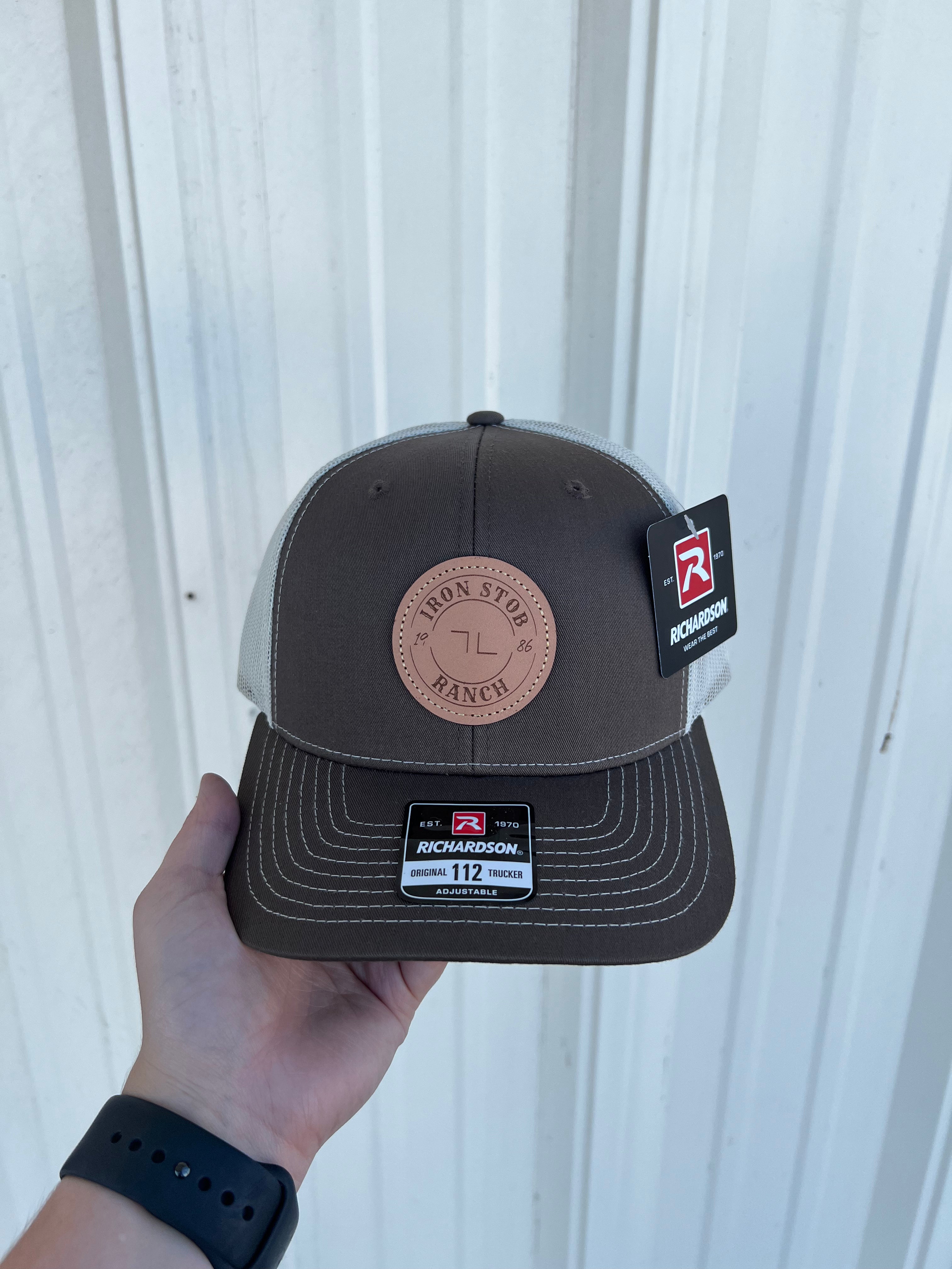 Iron Stob Ranch Leather Patch Cap