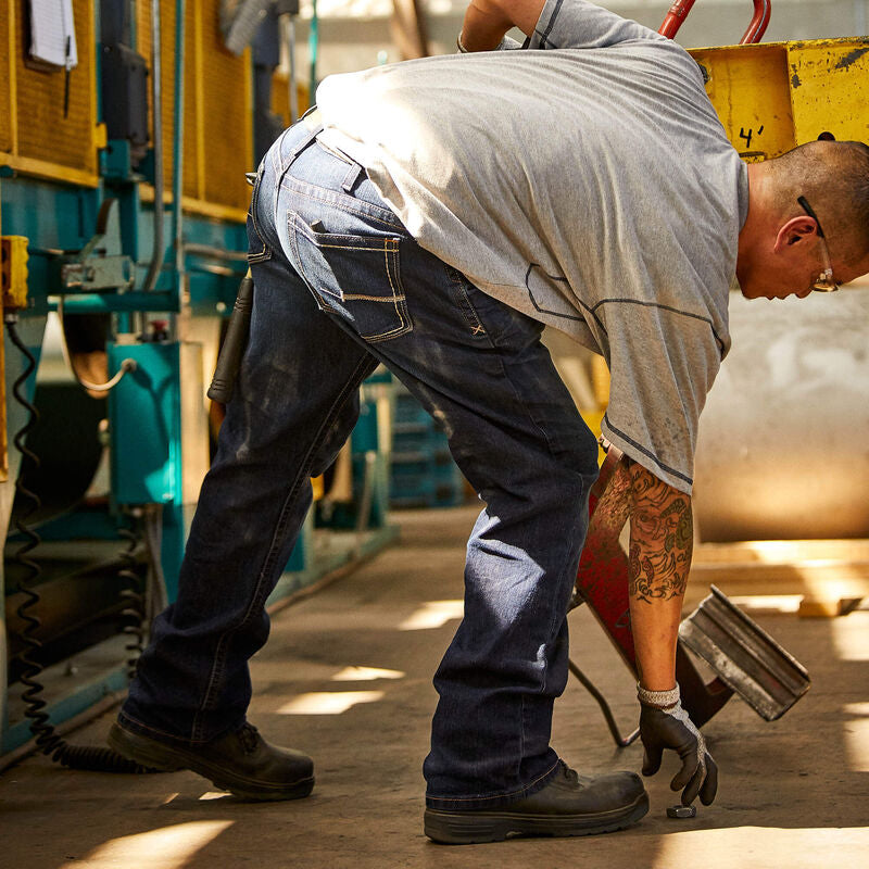 Ariat Men’s Rebar M4 Relaxed DuraStretch Edge Boot Cut Jean (2608)