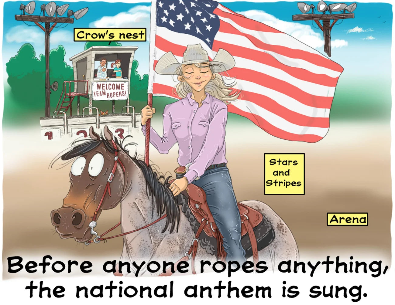 ROADIE THE RANCH DOG #5 "ROPIN' ROADIE"