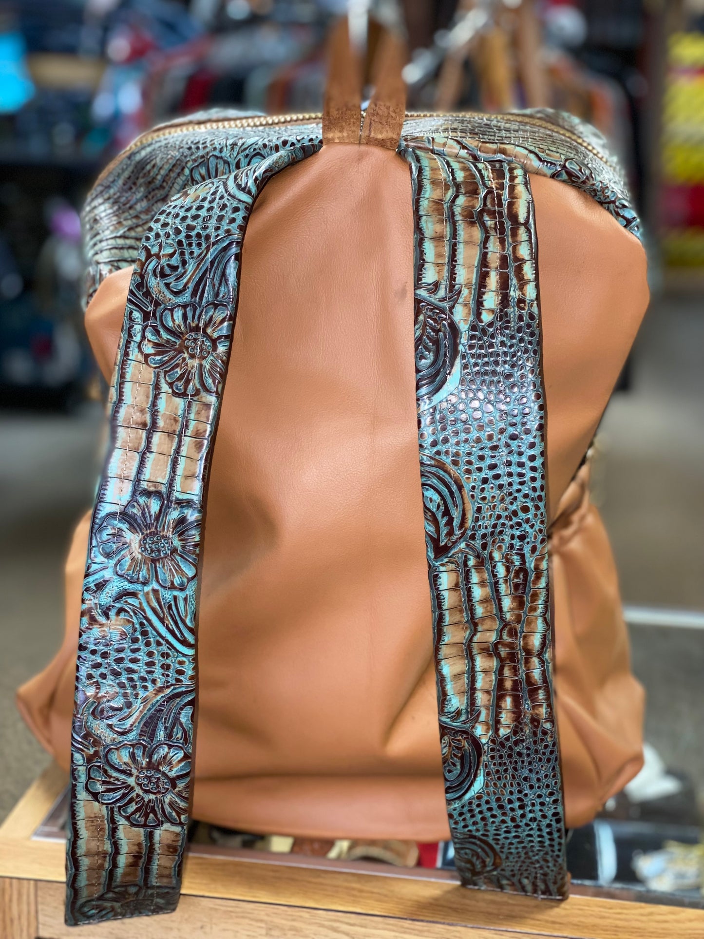 The Whole Herd Cowhide Backpack