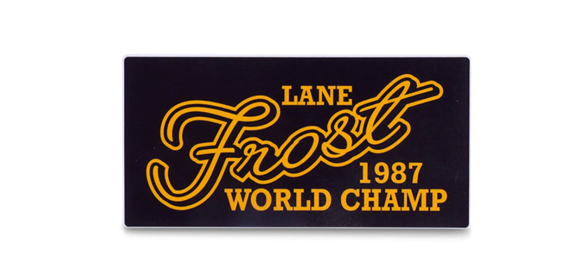 Lane Frost WORLD CHAMP STICKER