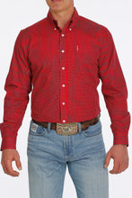 Load image into Gallery viewer, Cinch Men’s Modern Fit Red Patterned Shirt (7050)
