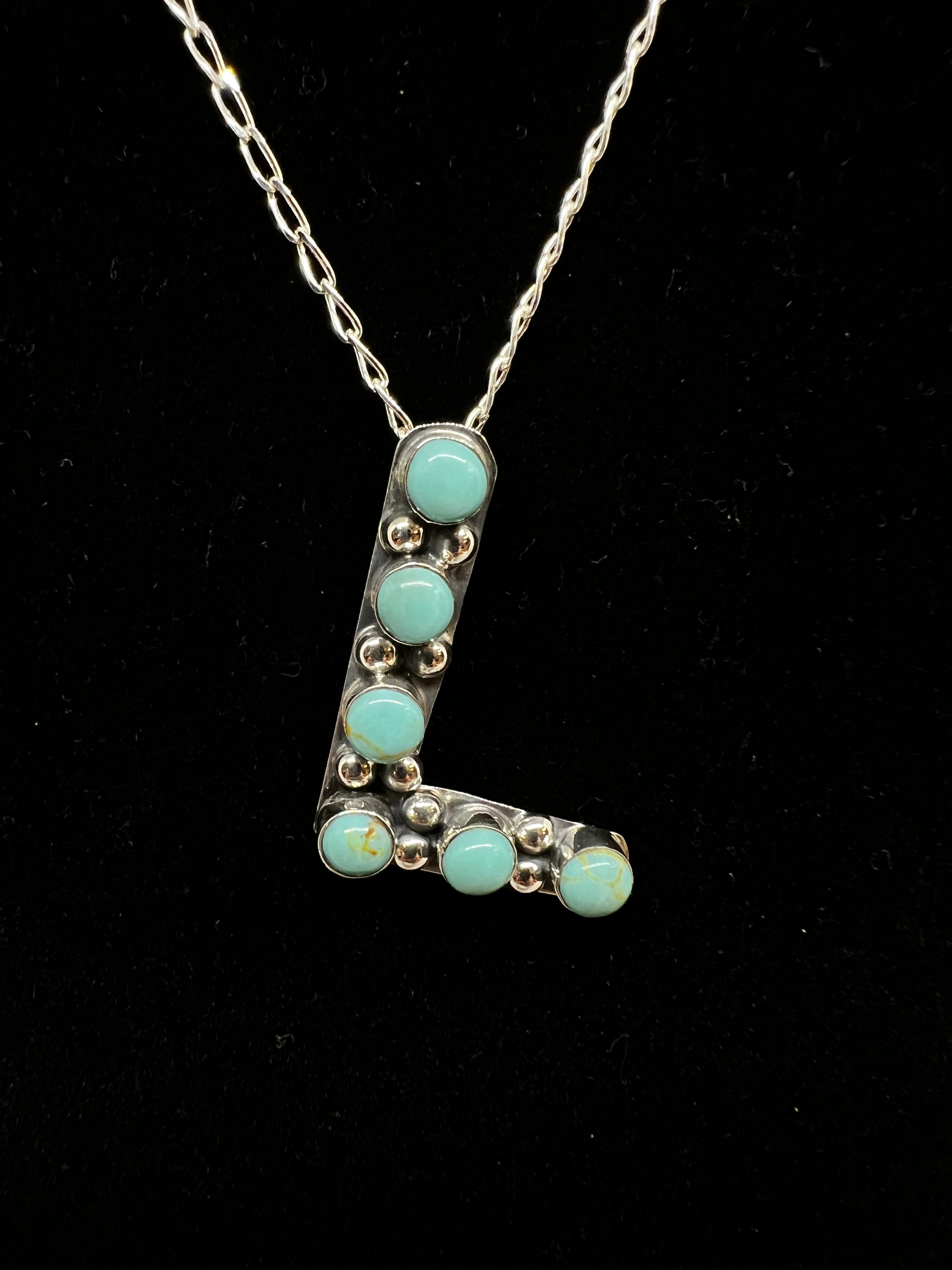 Turquoise Letters