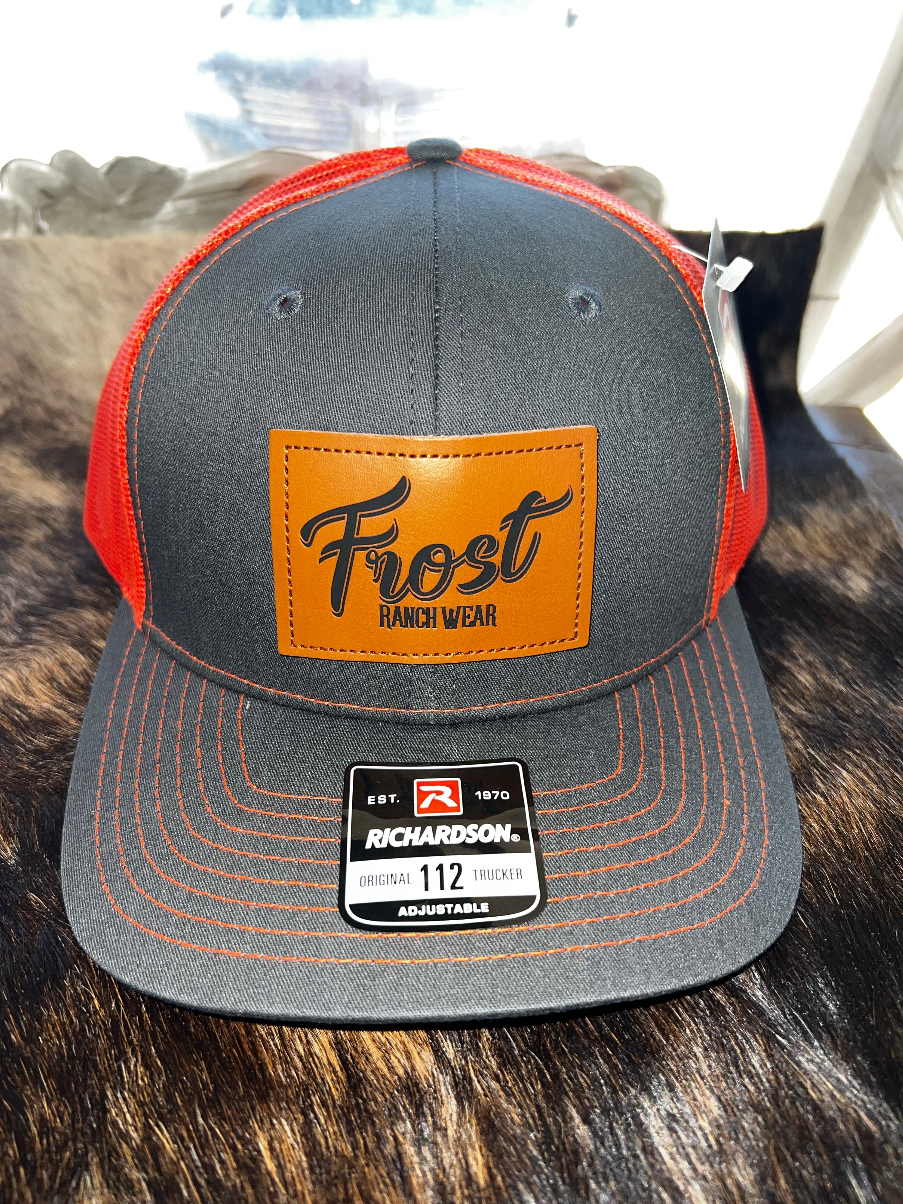Frost Ranch Wear Leather Patch Cap