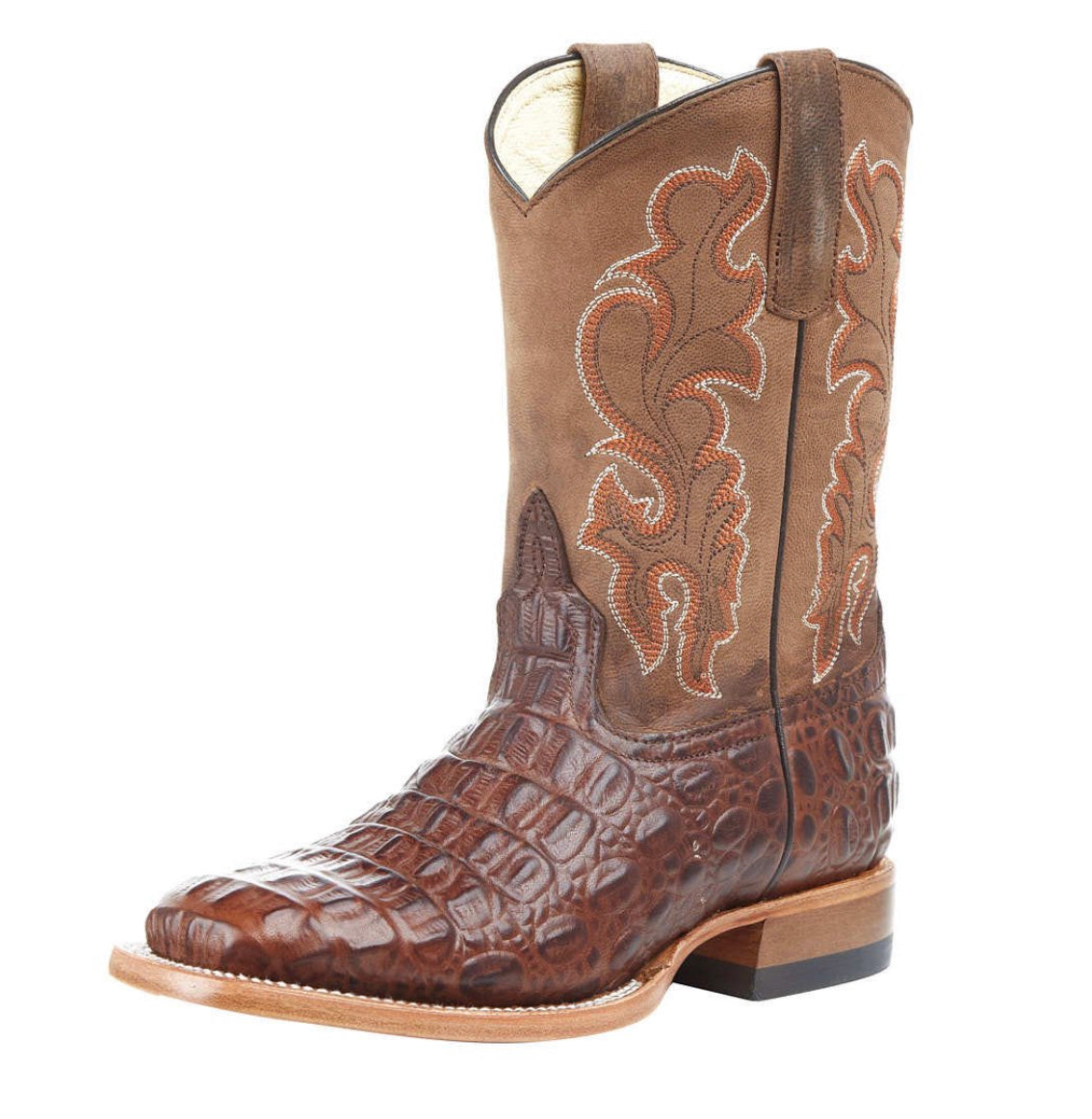 Horsepower Kids Chocolate Nile Print Boots (1070)