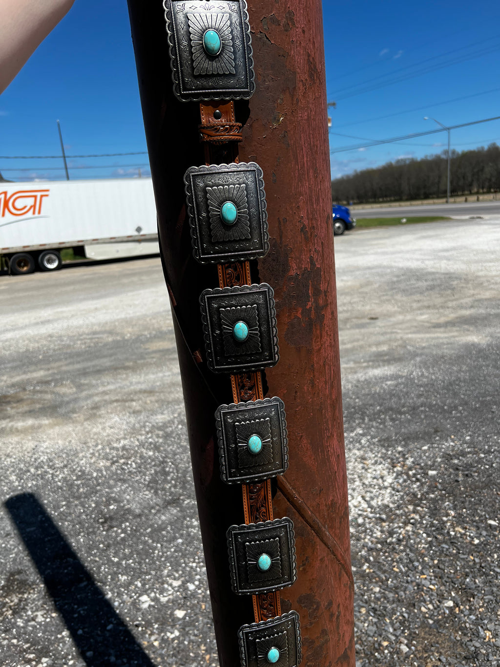 M&F Sonora Concho Belt (2108)