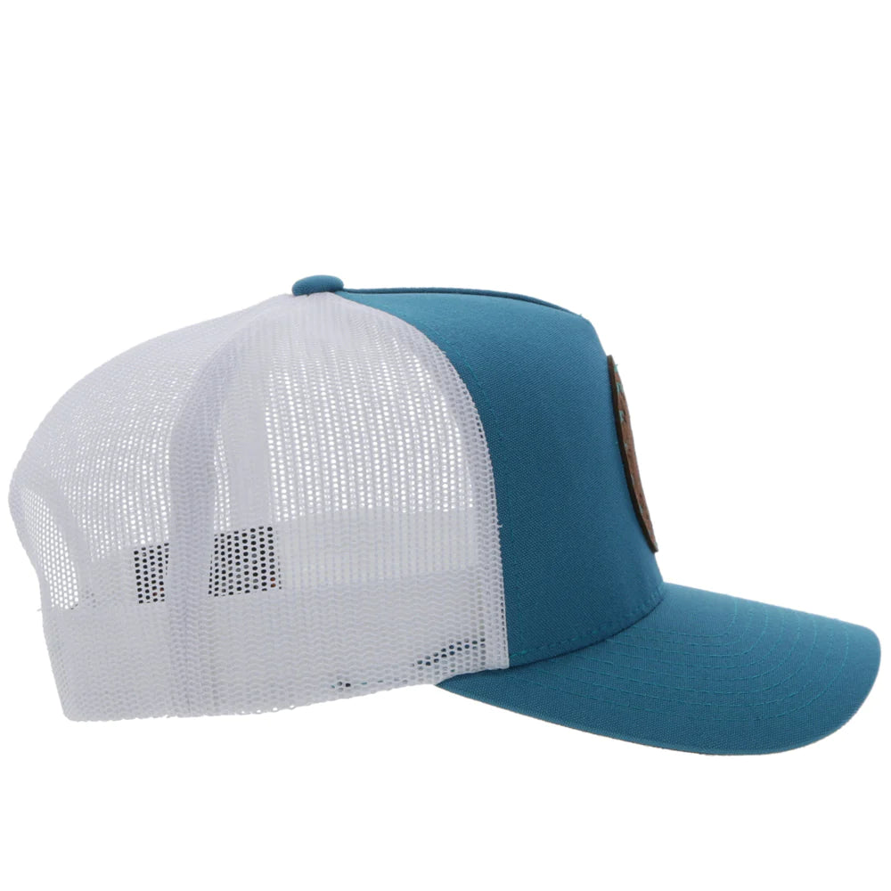 Hooey Spur Teal/White Cap