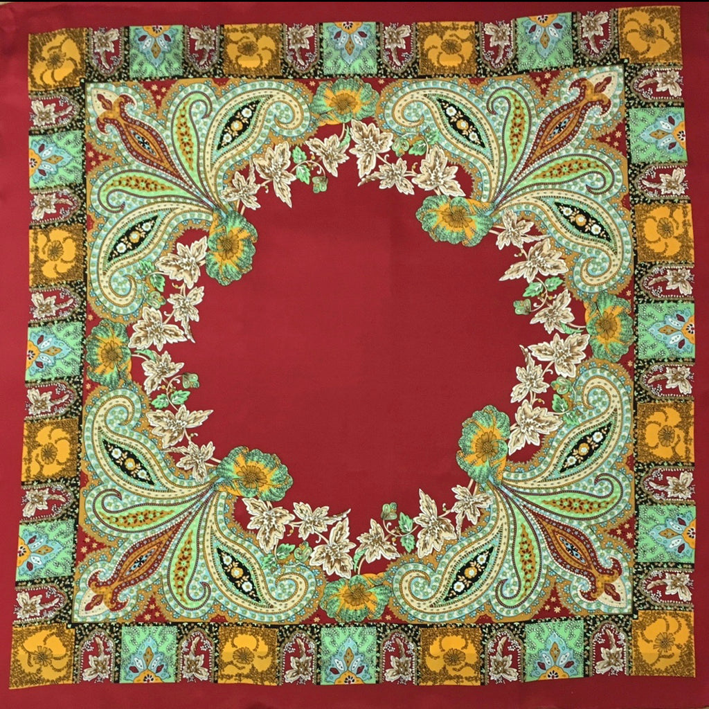 Wyoming Traders Charmeuse Print Wild Rags