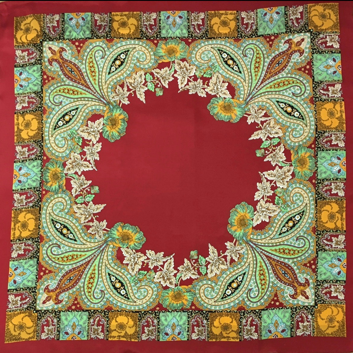 Wyoming Traders Charmeuse Print Wild Rags