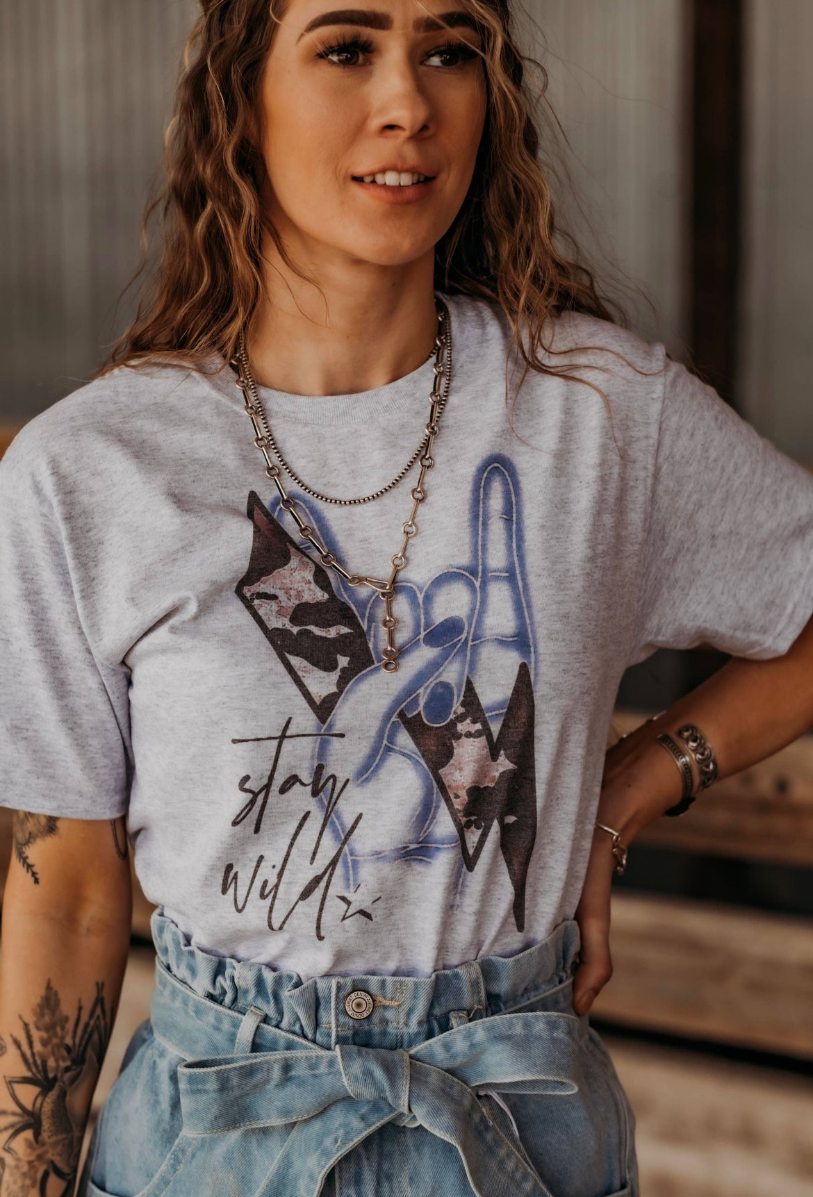 Stay Wild Electric Bolt Tee
